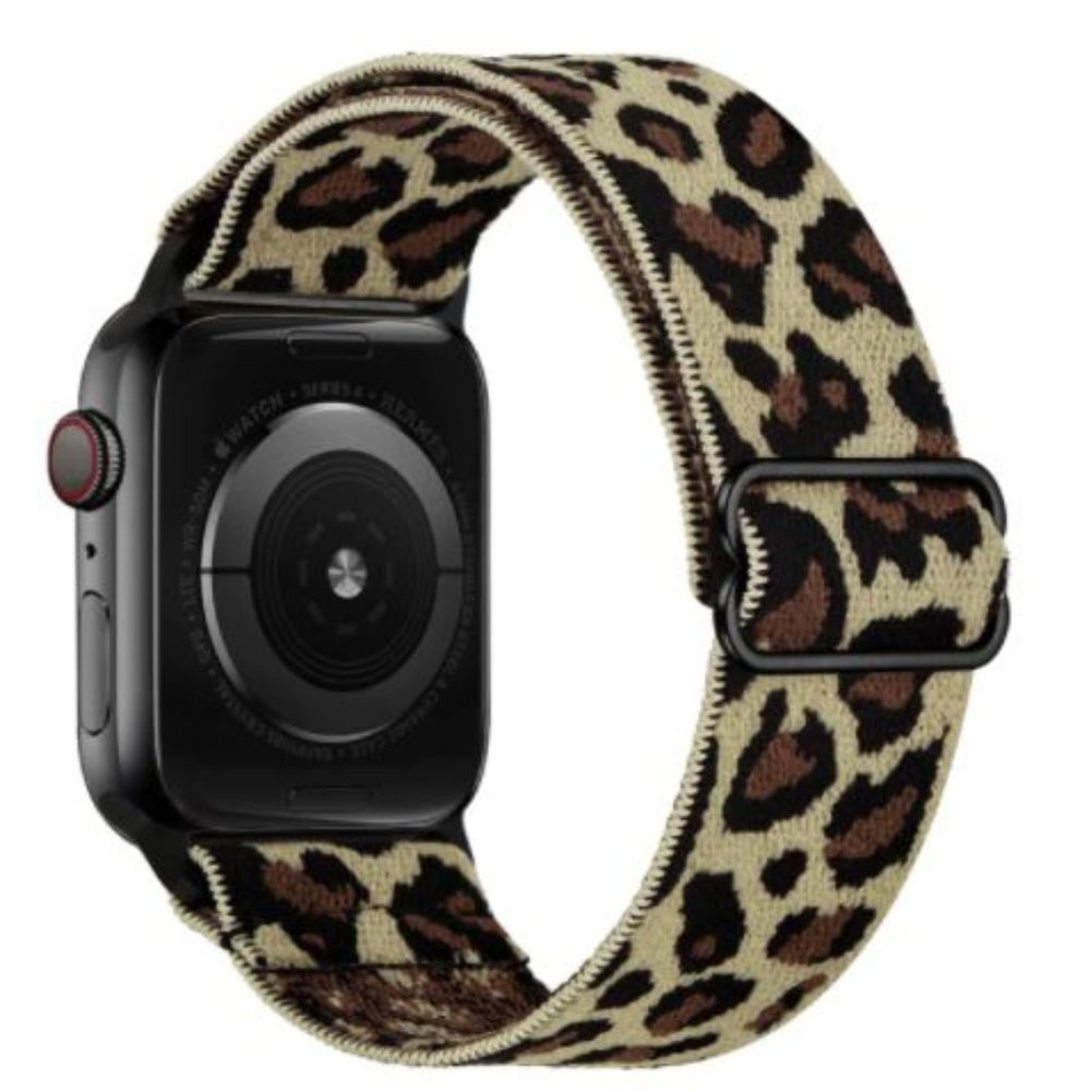 Apple Watch with Leopard Print Band